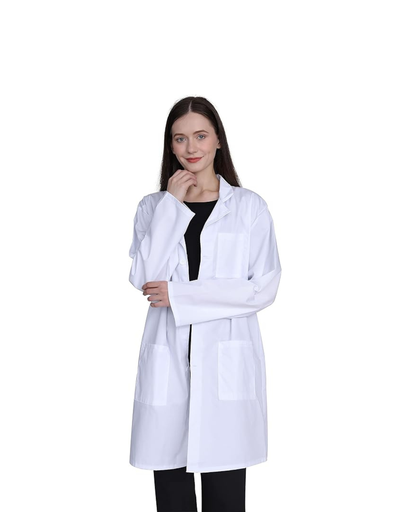 Bata Blanca De Laboratorio Femenina