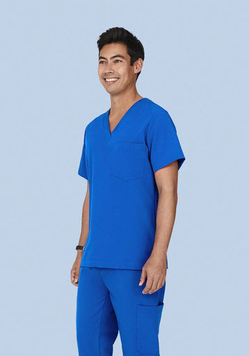 Pocket Top Royal Blue Men
