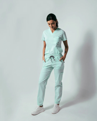 HUNTER VELVET MINT PANTALÓN MUJER